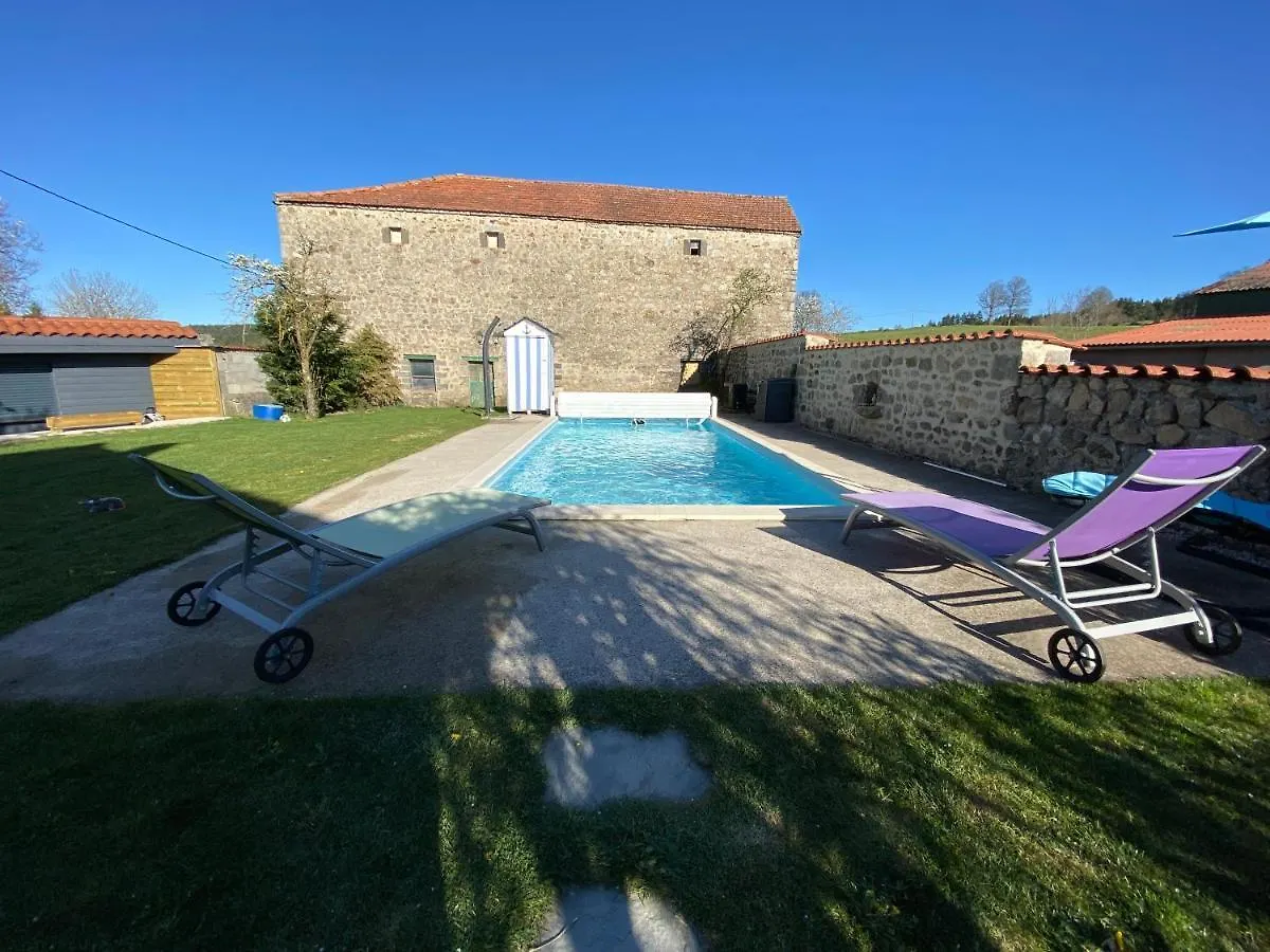 Au Pool House De La Faye +Spa Ouvert Toute L'Annee Saint-Romain-Lachalm 0*,  France